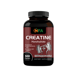 ซื้อแคปซูลครีเอทีนโมโนไฮเดรตคุณภาพสูงแบบขายส่ง พร้อมวิตามินซีเสริม ช่วยเพิ่มพลังงาน บำรุงสมองและกล้ามเนื้อ - Product Image 1