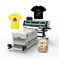 Zhou Nom de Famille 60cm Film T-shirt Textile Machine D'impression Numérique Dtf Impression Pet Film 5 Tête Dtf Imprimante