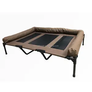 Chew-Proof Foldable Pet Cot Dog Trampoline Raised Elevated Dog Bed
