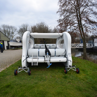 Bateau flottant électrique pliable Water Partner Catamaran gonflable