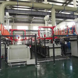 Línea de producción de galvanoplastia de metal semiautomática y automática personalizada para acabado y tratamiento de superficies