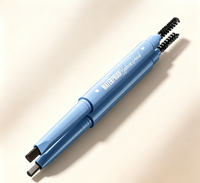 Crayon à sourcils double embout SADOER à spirale, formule waterproof longue tenue, pour un tracé précis et un effet naturel estompé
