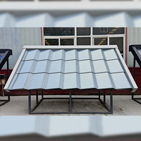 Nouveaux matériaux de construction Tuiles solaires BIPV à double vitrage CdTe 35W Efficacité de production d'énergie par jour nuageux DYW-TS01