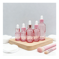Vente en gros de flacons compte-gouttes en verre ambré vides, flacons d'huile essentielle de plusieurs tailles pour l'emballage de cosmétiques et de sérums pour les soins de la peau