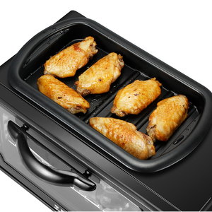 Forno Tostapane Elettrico Multifunzione con Padella, Macchina per Caffè e Griglia per Toast - Preparatore Colazione 3-in-1 per Uso Domestico - Product Image 4