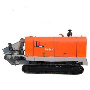 โรงงาน JIUHE REAL จำหน่ายปั๊มคอนกรีตแบบเดินตามด้วยรางตีนตะขาบ ขนาด 50 ลบ.ม. 60 ลบ.ม. 80 ลบ.ม. 100 ลบ.ม. ใช้เครื่องยนต์ดีเซล ขายดี - Product Image 1