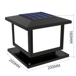 Nordique IP65 Étanche En Aluminium Solaire LED Post Pelouse Lumières Jardin Rue Décoration De Noël À Énergie Solaire Résistant À L'eau - Product Image 1