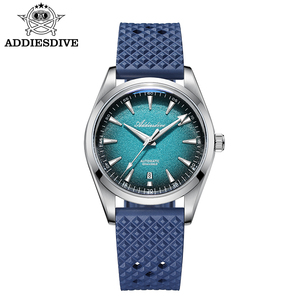 Montre de luxe ADDIESDIVE AD2527 pour hommes sophistiqués, mouvement japonais 8215, étanche 100M, aiguilles lumineuses, acier inoxydable - Product Image 2