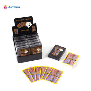 การ์ดเล่นคาสิโนในกล่องแสดงผลงานตามสั่งบัตรเล่นโป๊กเกอร์กระดาษพิเศษของขวัญโฆษณาคุณภาพสูง - Product Image 5