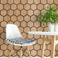 Panel Dinding Akustik MDF Harga Grosir Perekat Sendiri Peredam Suara Langsung dari Pabrik untuk Renovasi Interior