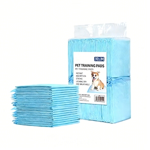 Tapis d'apprentissage jetables premium pour animaux de compagnie, épais, à séchage rapide, anti-odeurs, pour chiots - Product Image 1