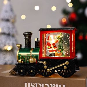 2024 Christmas Decoration Gifts Creative Small Train Santa Claus Water Ball <b>Lights</b> Christmas <b>Tree</b> Holiday Decoration Gifts - Product Image 5