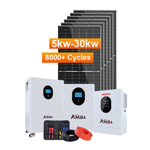 <span class=keywords><strong>Kit</strong></span> complet de système <span class=keywords><strong>solaire</strong></span> AIMBA 10KW 15KW hors réseau/sur réseau, contrôleur MPPT <span class=keywords><strong>autonome</strong></span> et batterie lithium-ion pour maison résidentielle - Product Image 1