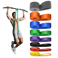Venta al por mayor de fábrica: Juego de bandas de resistencia para calistenia, dominadas y entrenamiento de CrossFit, bandas de potencia para gimnasio.