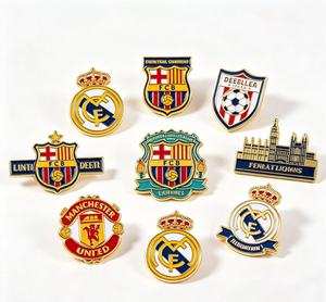 Souvenirs de matchs de football : Pin's de revers en métal 3D, émail dur et doux, personnalisés, pour événements sportifs et <span class=keywords><strong>Coupe</strong></span> <span class=keywords><strong>du</strong></span> <span class=keywords><strong>Monde</strong></span> - Product Image 1