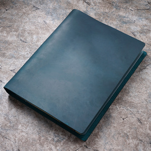 <span class=keywords><strong>Agenda</strong></span> Clásica Vintage A4 con Tapa Dura de Cuero de Grano Completo, 100 Hojas, de Alta Calidad, con Hojas Sueltas, para Regalo Empresarial - Product Image 3