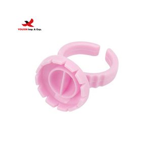 FENGFLY - Lote Mixto de 300 Soportes de Pegamento Desechables para Pestañas Postizas, Color Rosa, Plástico, Forma Redonda de Cristal, Precio Bajo - Product Image 4