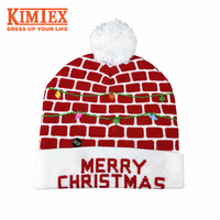 Unisex di alta qualità Santa LED cappello rapido campione basso MOQ 3D ricamo natale ciclismo pesca mimetica a pois leopardati