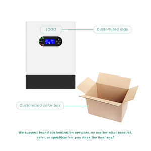 Onduleur solaire hybride à sortie simple à onde sinusoïdale pure 48V 4kW 10kW MPPT 93% d'efficacité Panneau intelligent - Product Image 6