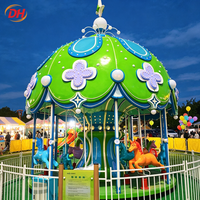 Musikalisches Karussell 6m Durchmesser Freizeitpark-Attraktion Jasmin-Fantasie-Karussell LED-beleuchtetes Karussell für Einkaufszentrum Atrium Geschäftsprojekt