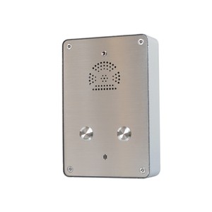 Téléphone filaire robuste en acier à l'épreuve du vandalisme avec protection IP65 pour les détenus dans les prisons et les banques Téléphone d'assistance téléphonique - Product Image 1