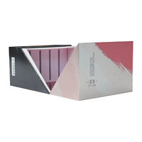 Boîte en papier rigide écologique et tendance, fabriquée à partir de matériaux recyclés, pour poudre libre, échantillon d'huile essentielle, parfum, crème pour le visage, coffret cadeau
