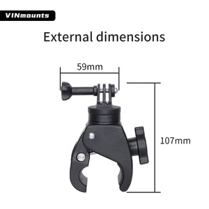 Super Adjustable Multi-Functional Camera Clamp Mount for GoPro Action Video <b>Shooting</b> Sports Camera Accessories - Product Image 5