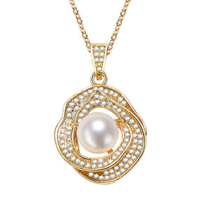 Collar con Colgante de Perla de Agua Dulce de Zhuji Pearl Stall, Productos de Moda en Internet, Joyería para Mujer al por Mayor - Product Image 5