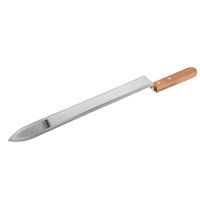 CHINABEES 40cm gezackte Klinge Honig messer Bienenstock Imkerei Schaber Uncapping Edelstahl Bienenstock Werkzeuge Honig Extraktor Eq