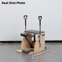 Chaise Wunda de Pilates en bois d'érable nord-américain de luxe, qualité studio, chaise de stabilité de haute qualité pour centre de Pilates professionnel