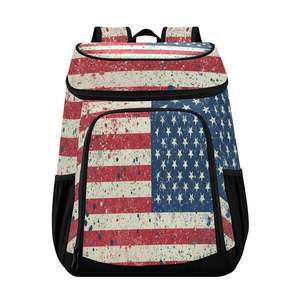 Sac à dos isotherme pour homme et femme, idéal pour la préparation des repas, en polyester 600D, pour la randonnée et les pique-niques, avec 3 sacs isothermes pour le déjeuner, 24L - Product Image 1