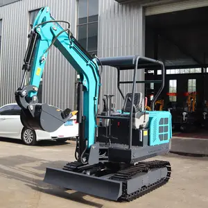 Peralatan pertanian ekskavator penggali mini 3 ton ekskavator perayap kecil mesin pemindah bumi ekskavator mini dengan kabin.