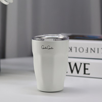 En stock – Tasse de voyage isotherme en acier inoxydable de 280 ml, anti-fuite, avec couvercle – Vente en gros