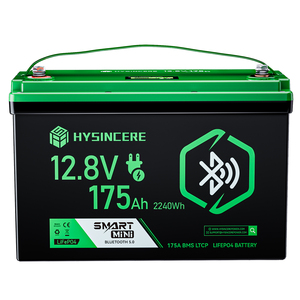 แบตเตอรี่ Smart <span class=keywords><strong>Mini</strong></span> <span class=keywords><strong>12V</strong></span> 175Ah LiFePO4 พร้อมบลูทูธ 5.0 หน้าจอ LCD แสดงความจุ 2240Wh 175A BMS LTCP สำหรับรถพ่วงพลังงานแสงอาทิตย์และเรือ - Product Image 4