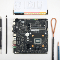 Placa Base AIO AMD Ryzen 5 8645HS Compatible con Memoria DDR5 Doble Pantalla HD VGA Diseño Compacto para PC Todo en Uno