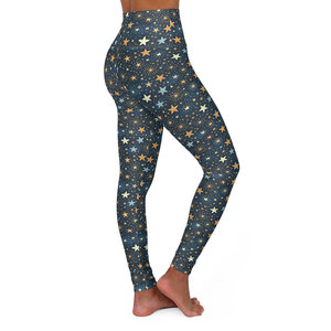Leggings da Yoga a vita alta da notte stellata Comfort e stile per gli appassionati di Fitness - Product Image 2