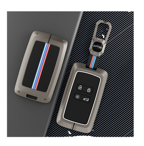 Housse de clé de voiture en silicone à 3 boutons pour Logan Koleos Megane Kia - Taille personnalisée Coque de clé intelligente avec <span class=keywords><strong>protection</strong></span> - Product Image 1