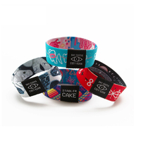 Bracelet RFID Polyester élastique, personnalisé, Sublimation, Active, événement, Festival, 215, avec Code QR