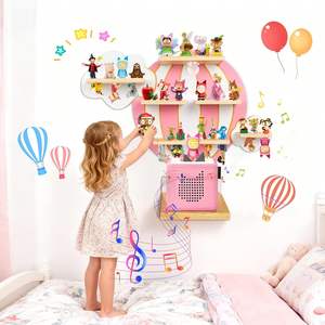 <span class=keywords><strong>Estante</strong></span> de pared Tonie Regal con diseño de globo aerostático y nubes, <span class=keywords><strong>estante</strong></span> de pie <span class=keywords><strong>para</strong></span> Toniebox y figuras, <span class=keywords><strong>estante</strong></span> <span class=keywords><strong>para</strong></span> Toniebox <span class=keywords><strong>para</strong></span> niñas y niños - Product Image 2