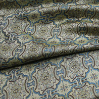 Tissu Jacquard Écologique Occultant Double Face pour Vêtements Hommes et Filles, Brocart Damassé Occultant