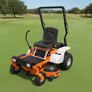 Tracteur tondeuse de qualité commerciale avec moteur 4 temps, décharge arrière et capacité de tonte polyvalente - Product Image 1