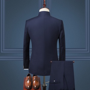 <span class=keywords><strong>Costume</strong></span> <span class=keywords><strong>Mao</strong></span> de style britannique sur mesure pour <span class=keywords><strong>homme</strong></span> - Product Image 2