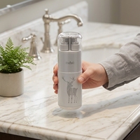 Ensemble de cinq pièces moderne : Gobelet de bain de bouche, étui de protection portable pour dentifrice et brosse à dents, boîte de rangement pour voyage, camping, maison et salle de bain