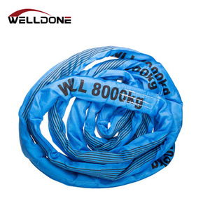 <span class=keywords><strong>Eslinga</strong></span> Redonda de Poliéster Azul de Alta Calidad SF7:1, 8T 8000KG, Sin Fin, para Elevación, EN1492-<span class=keywords><strong>2</strong></span> - Product Image 3