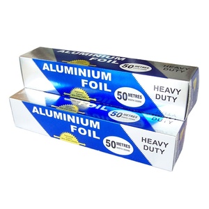 Rouleau géant de papier aluminium 8011 ultra-résistant, de qualité alimentaire, argenté, pour la cuisson, la grillade et le service alimentaire professionnel - Product Image 1