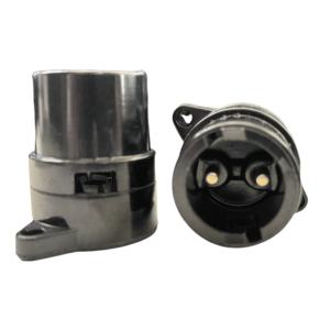 Douille de lampe à vis en bakélite ignifuge <span class=keywords><strong>OLIP</strong></span> noire B22 250V 5A, câblage rapide, garantie 2 ans, sécurité - Product Image 2