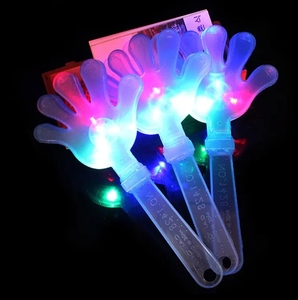 Braccialetto di schiaffo a mano di Babbo Natale per bambini con giocattoli di Natale ecologici e luminosi