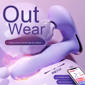 Hot Sale Luxury Adult Toy Remote Control Wearable Panty <b>Vibrators</b> Juguetes Sexuales G-spot Suck <b>Vibrator</b> Adult Products - Product Image 2