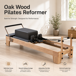 Equipo de Gimnasio Comercial Directo de Fábrica, Equipo de Pilates de Madera de Roble, Máquina Reformer de Pilates para Gimnasio en Casa - Product Image 1