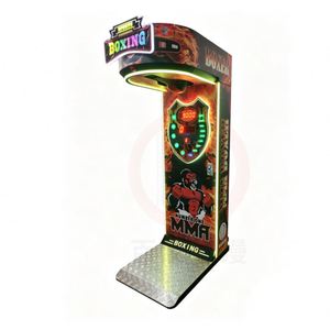 Máquina de Juego Arcade de Boxeo con Monedas, Medidor de Fuerza de Puñetazo MMA, Construcción de Plástico y Metal, en Inglés, para Bares y Parques de Diversiones - Product Image 2